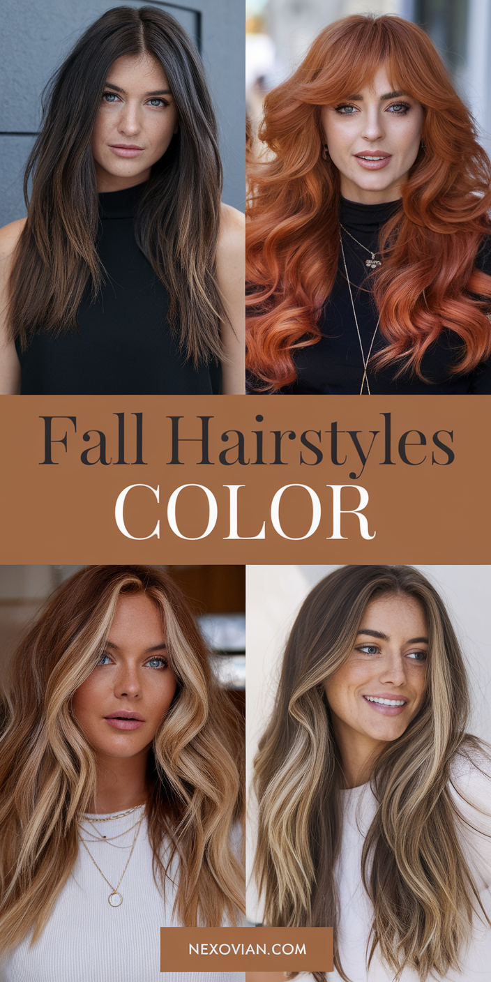 Fall Hairstyles Color Trends 24 Ideas: Must-Try Shades and Styles