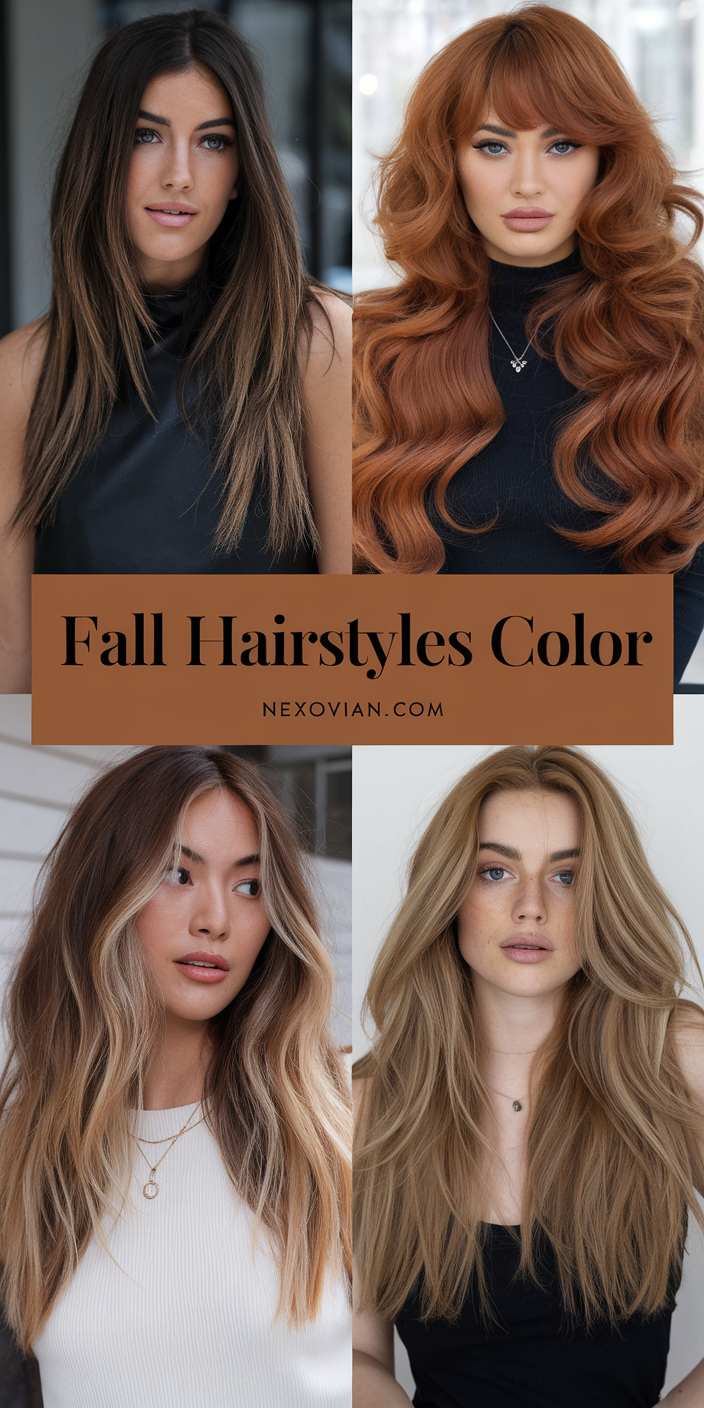 Fall Hairstyles Color Trends 24 Ideas: Must-Try Shades and Styles