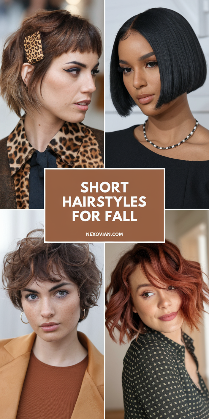 Best Short Haircuts for Fall 24 Ideas: Trendy Styles to Refresh Your Look This Season