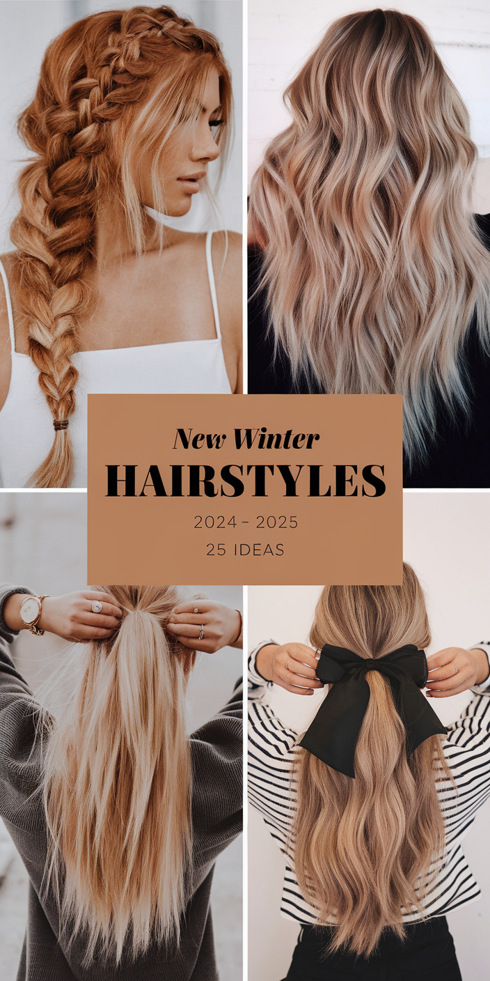 New Winter Hairstyles 25 Ideas 2024 - 2025: Fresh Looks for the Cold Season