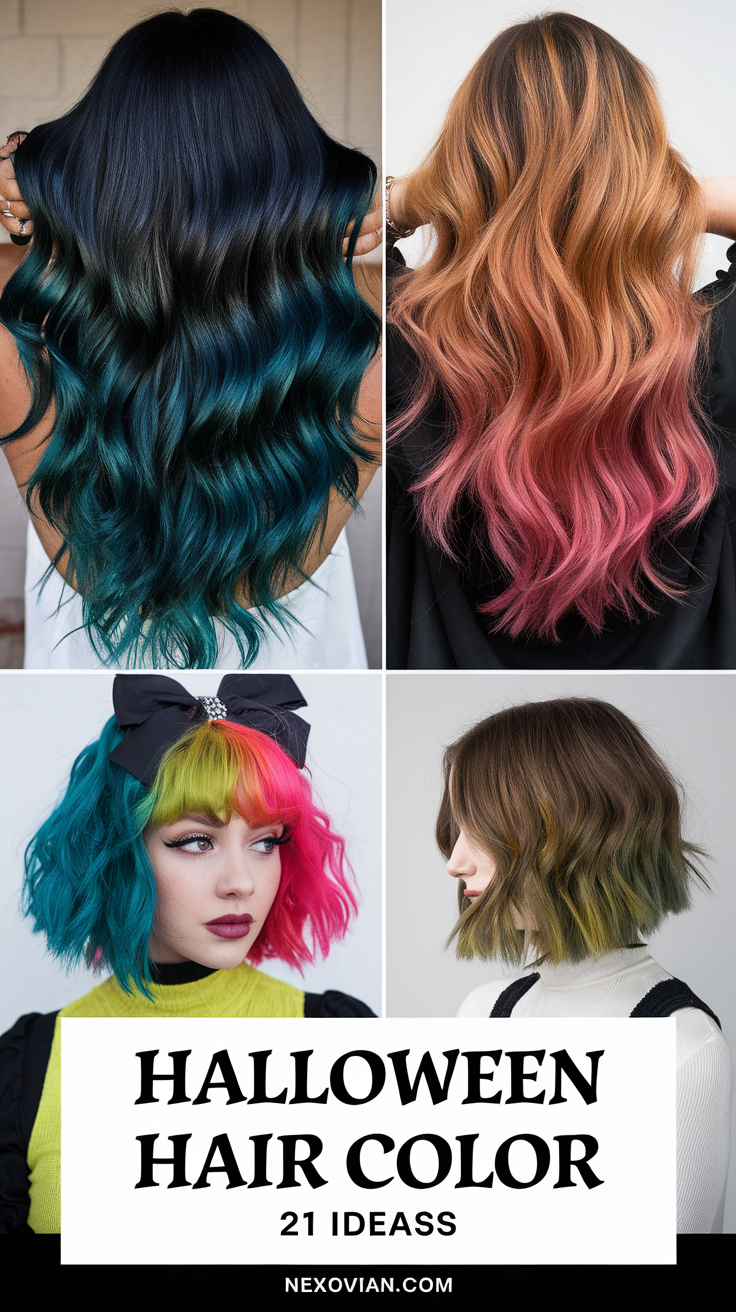 Halloween Hair Color 21 Ideas: Bold and Spooky Styles to Try This Season