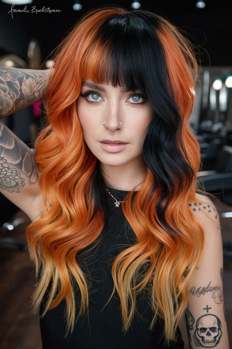 Colorblock Hair 25 Ideas: Bold Statements, Vibrant Looks