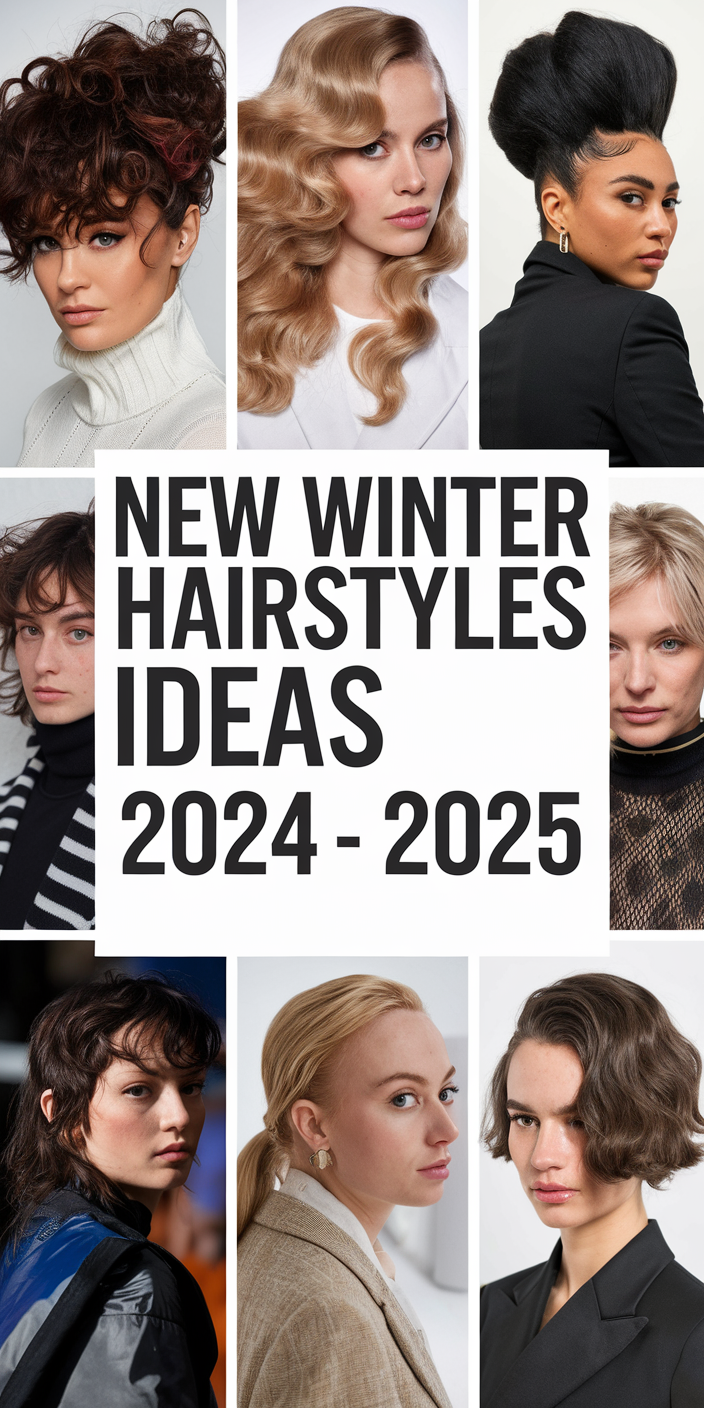 New Winter Hairstyles 25 Ideas 2024 - 2025: Fresh Looks for the Cold Season