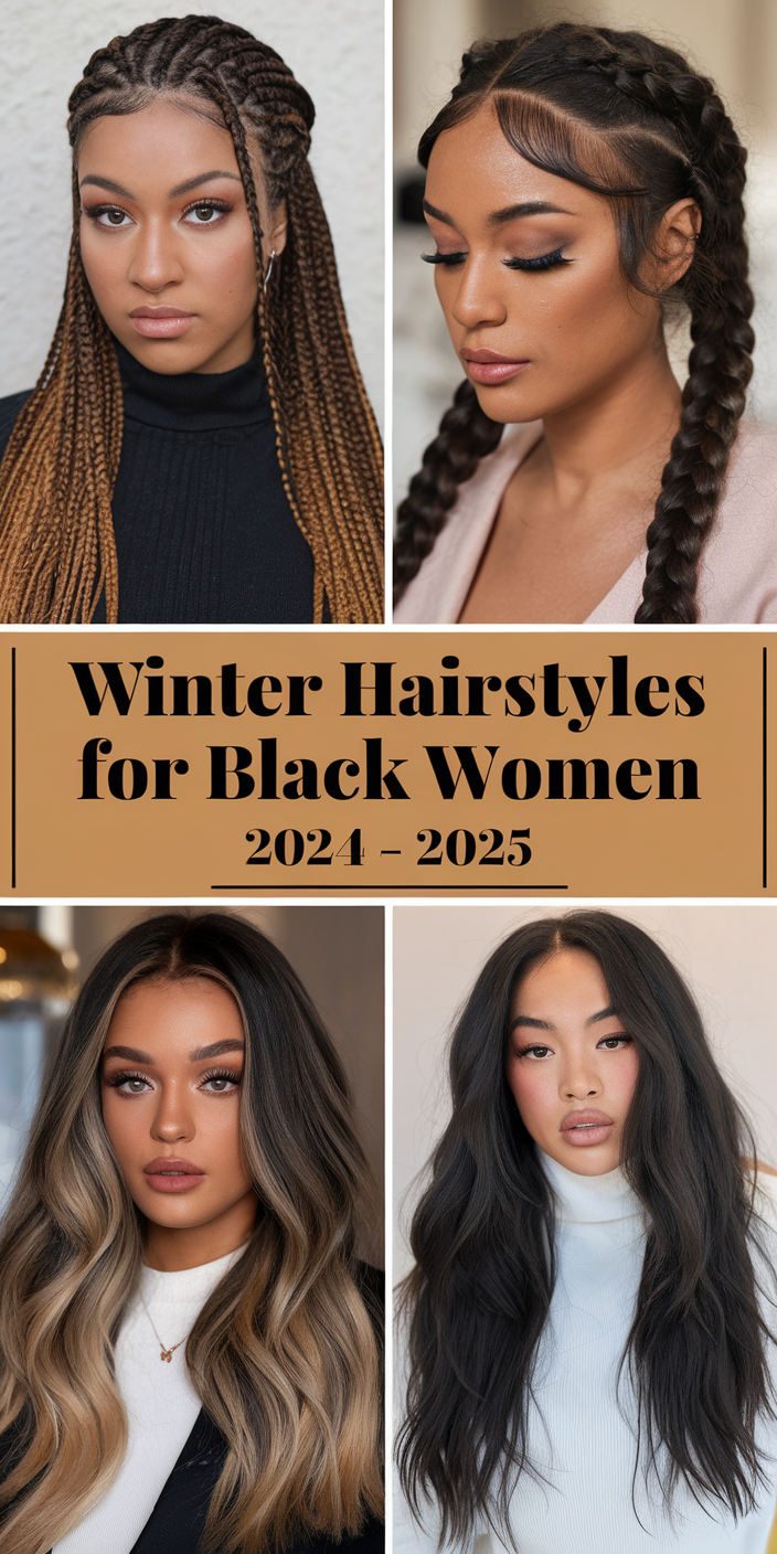 Winter Hairstyles for Black Women 2024 - 2025: Stunning Looks for Every Occasion 24 Ideas