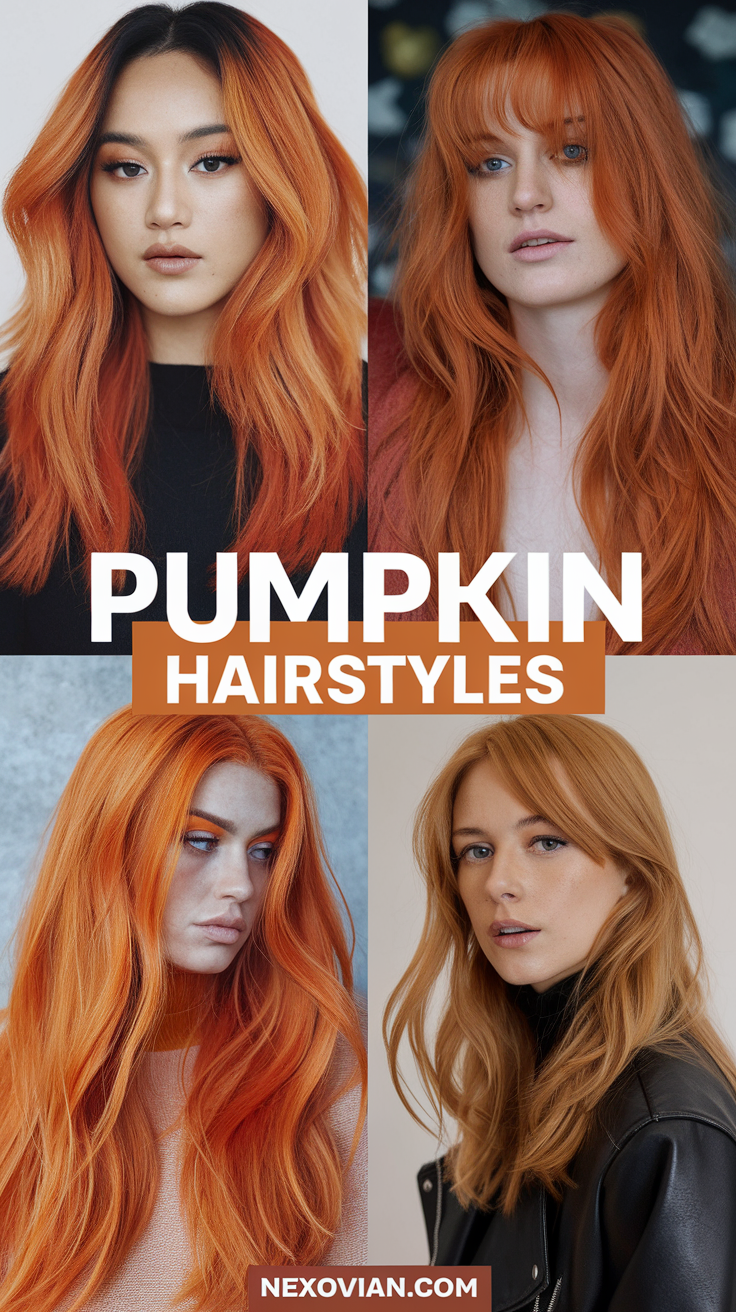 Pumpkin Hairstyles: Trendy and Cute 22 Ideas for Fall