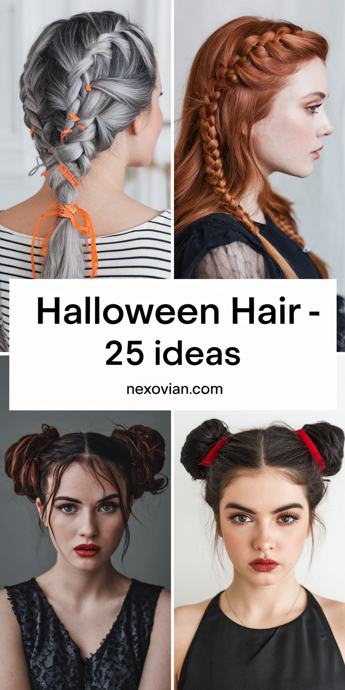 Intriguing Halloween Hair 25 Ideas for a Spooky, Fun Look