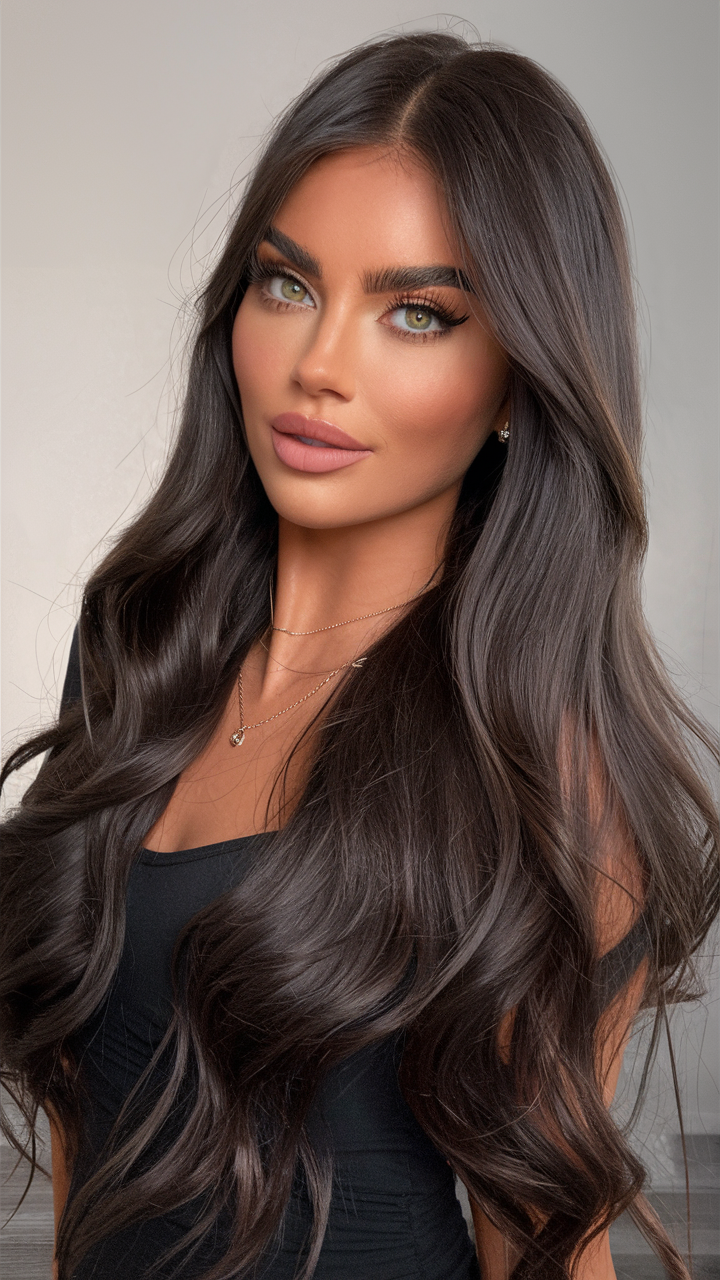 Dark Winter Hair Colors 2024 - 2025: Best Trends and Inspiring 23 Ideas for the Season