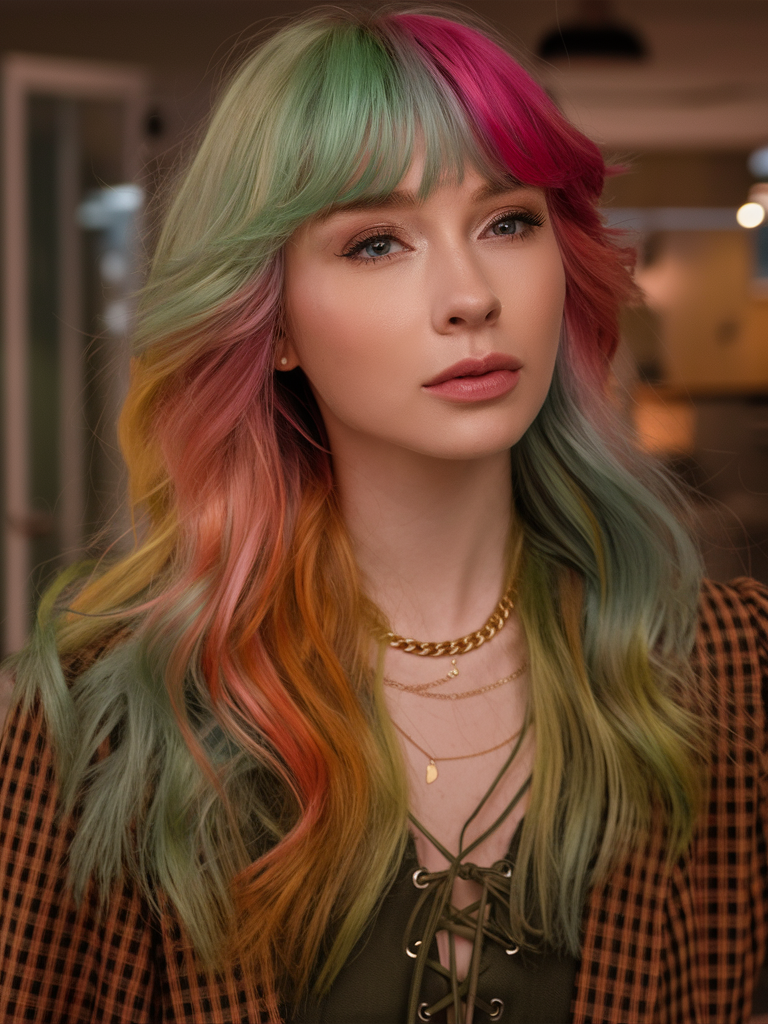 Colorblock Hair 25 Ideas: Bold Statements, Vibrant Looks