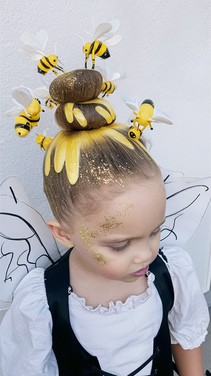 Creative and Fun Halloween Hairstyles for Kids 20 Ideas