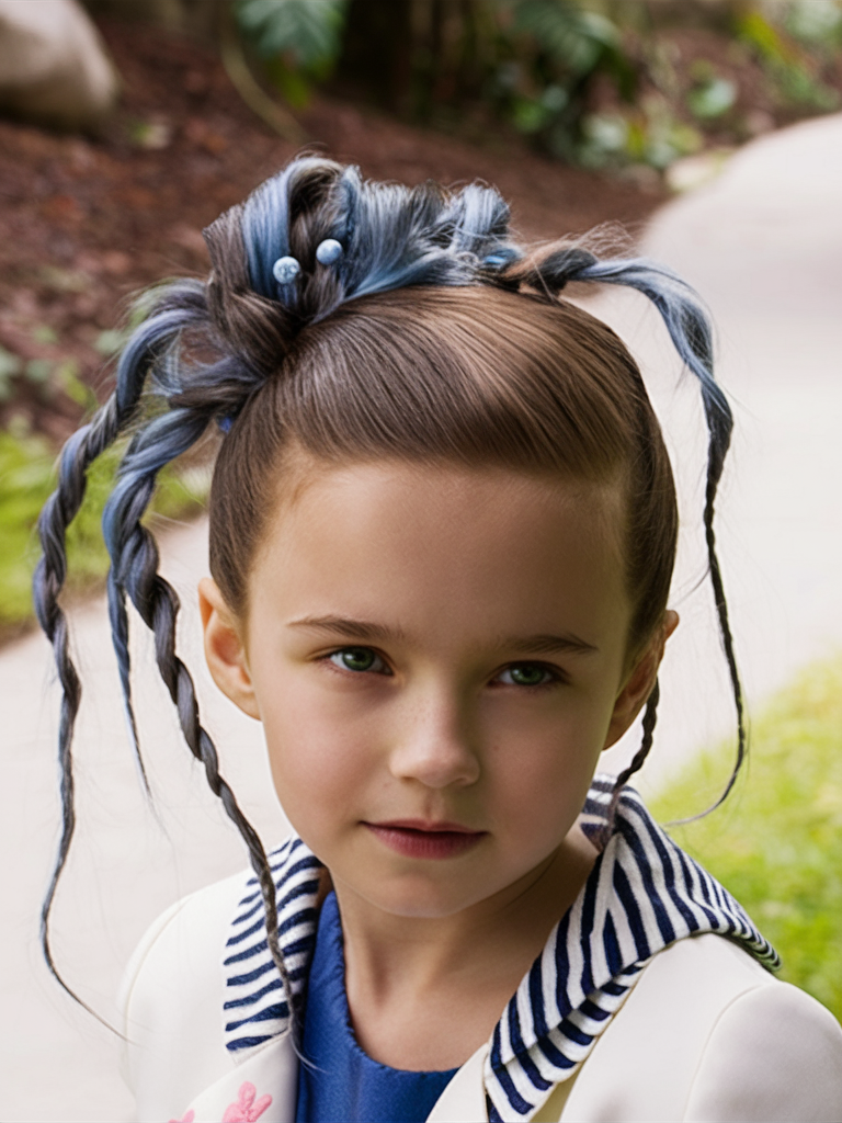 Creative and Fun Halloween Hairstyles for Kids 20 Ideas