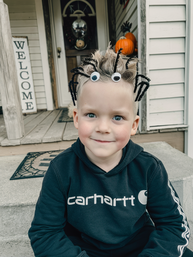 Creative and Fun Halloween Hairstyles for Kids 20 Ideas