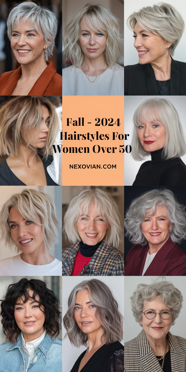 Fall - 2024 Hairstyles for Women Over 50 22 Ideas: Timeless and Trendy Looks