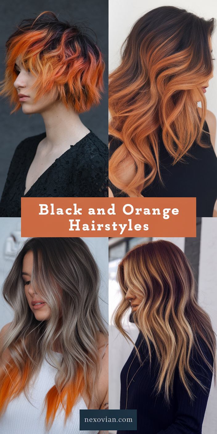 Black and Orange Hairstyles: Bold Looks You Need to Try