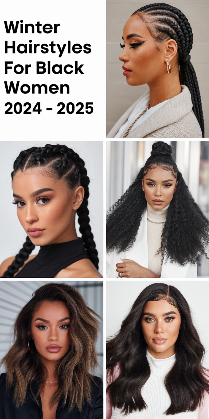 Winter Hairstyles for Black Women 2024 - 2025: Stunning Looks for Every Occasion 24 Ideas