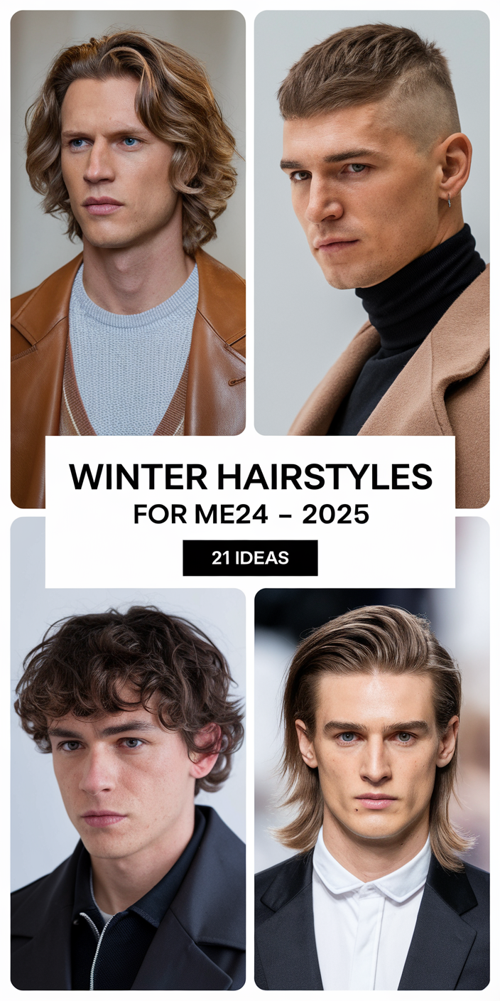 Top Winter Hairstyles for Men 2024 - 2025: The Best 21 Ideas for Short, Medium, and Long Hair