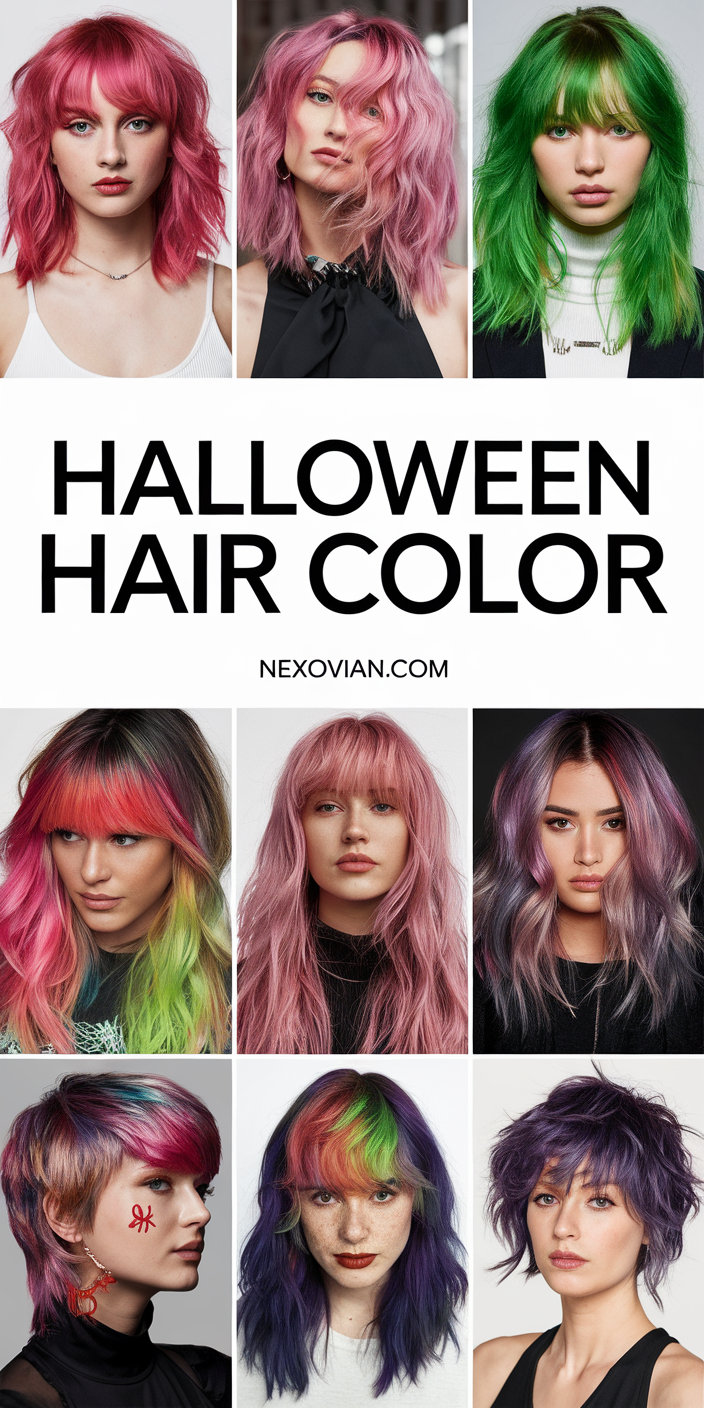 Halloween Hair Color 21 Ideas: Bold and Spooky Styles to Try This Season