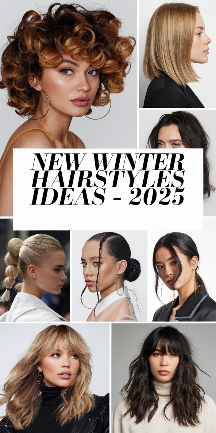 New Winter Hairstyles 25 Ideas 2024 - 2025: Fresh Looks for the Cold Season