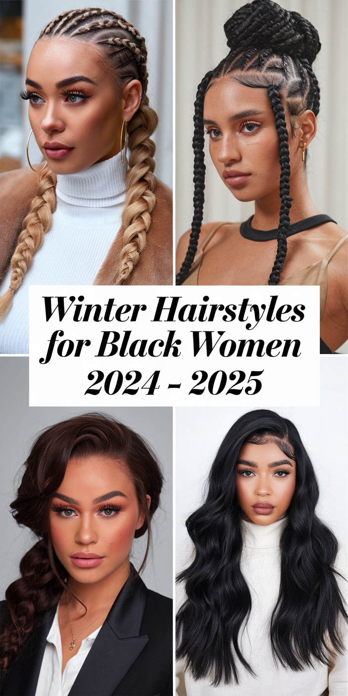 Winter Hairstyles for Black Women 2024 - 2025: Stunning Looks for Every Occasion 24 Ideas