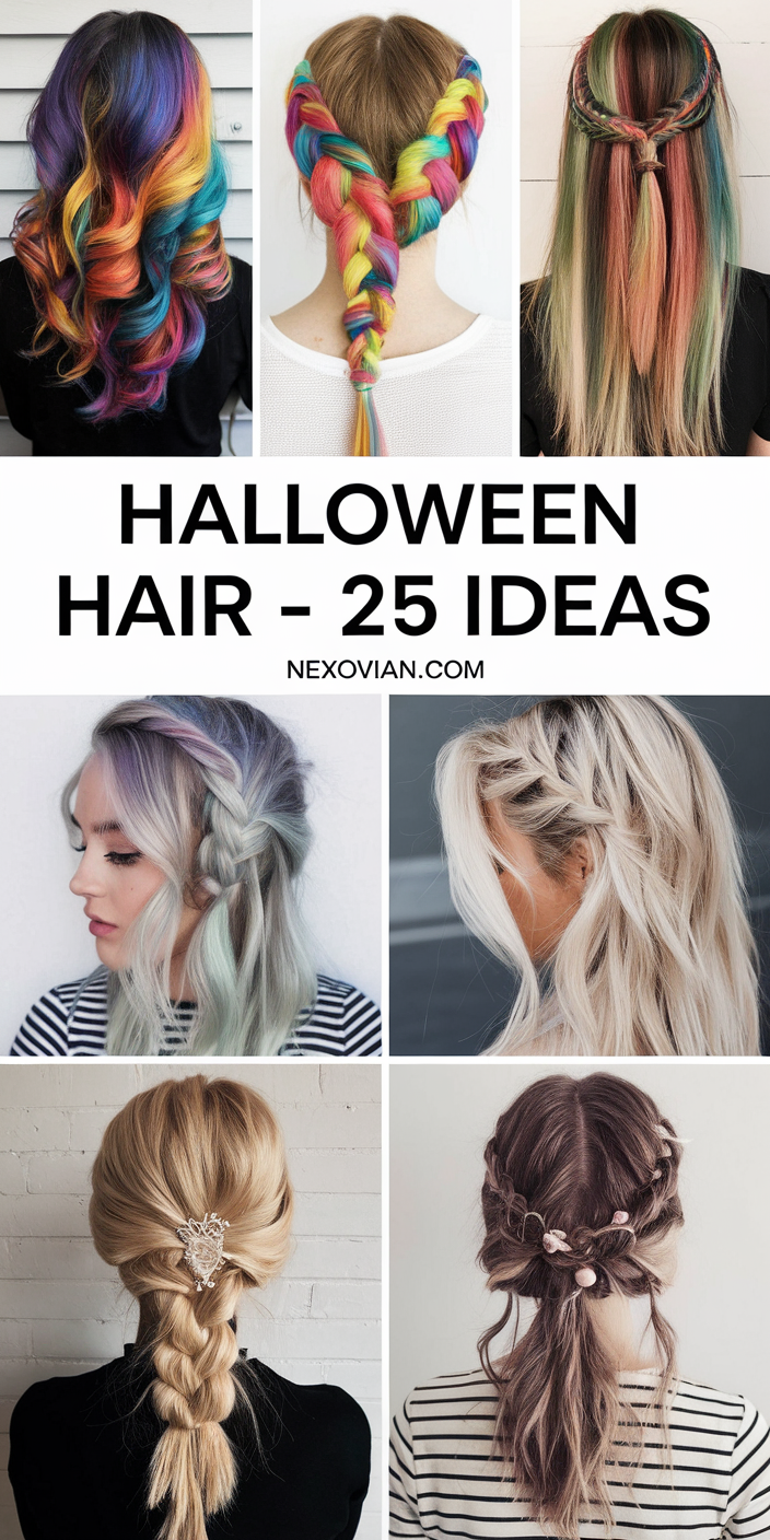 Intriguing Halloween Hair 25 Ideas for a Spooky, Fun Look