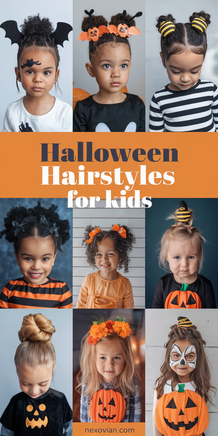 Creative and Fun Halloween Hairstyles for Kids 20 Ideas