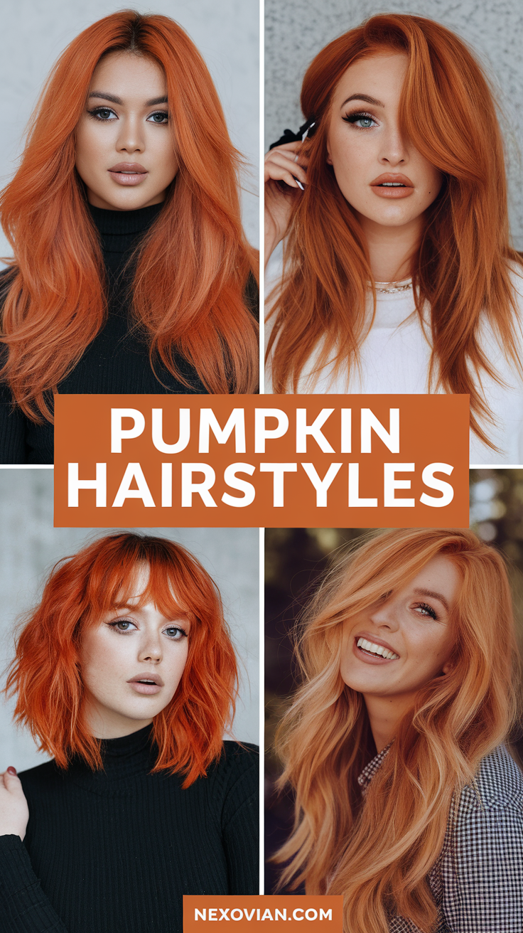 Pumpkin Hairstyles: Trendy and Cute 22 Ideas for Fall