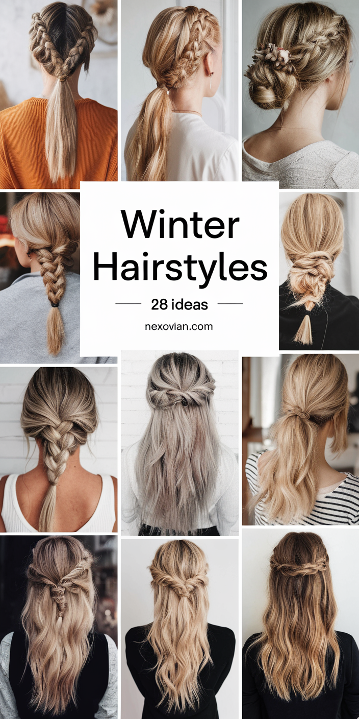 Winter Hairstyles: Top 28 Stylish Ideas for Every Hair Length and Type