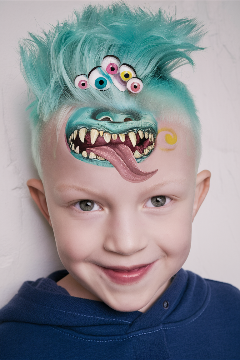 Creative and Fun Halloween Hairstyles for Kids 20 Ideas