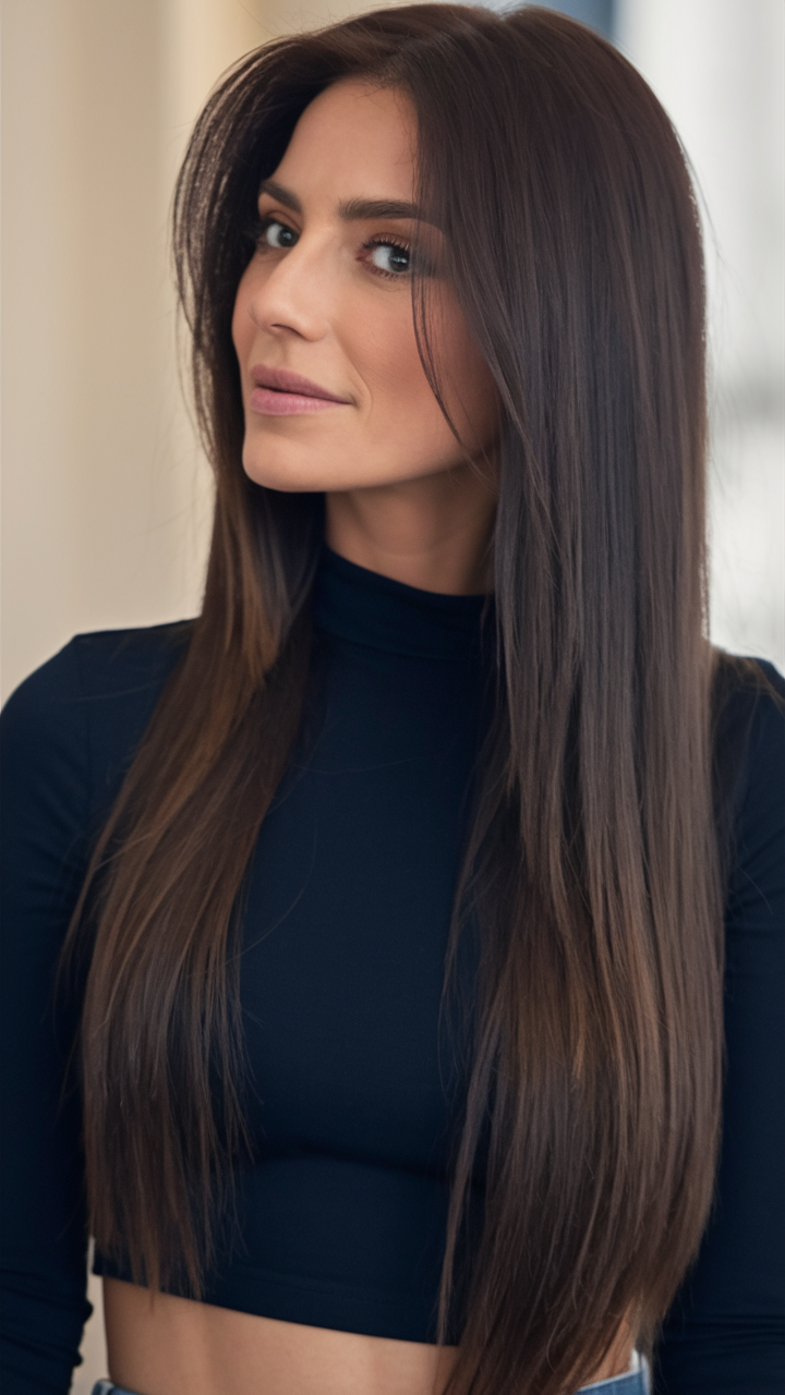 Dark Winter Hair Colors 2024 - 2025: Best Trends and Inspiring 23 Ideas for the Season