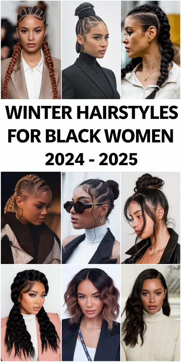 Winter Hairstyles for Black Women 2024 - 2025: Stunning Looks for Every Occasion 24 Ideas