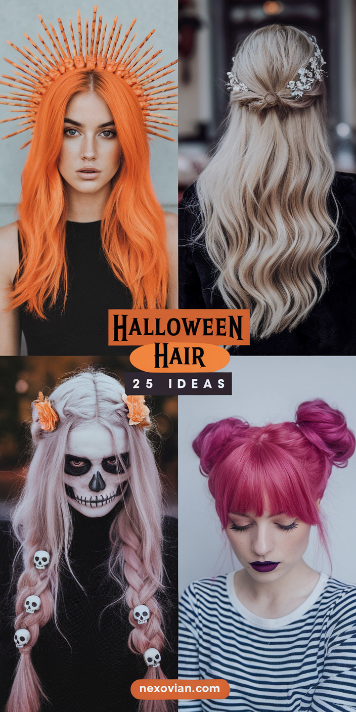 Intriguing Halloween Hair 25 Ideas for a Spooky, Fun Look