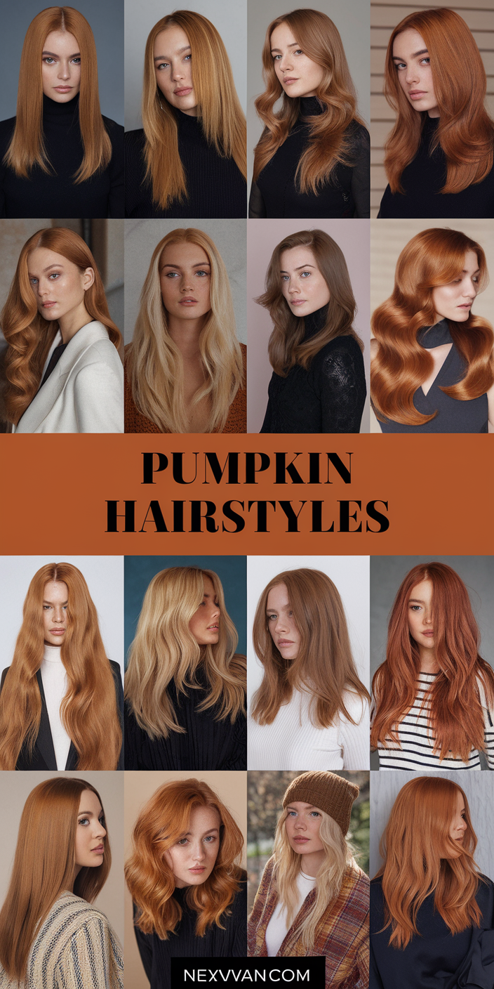 Pumpkin Hairstyles: Trendy and Cute 22 Ideas for Fall