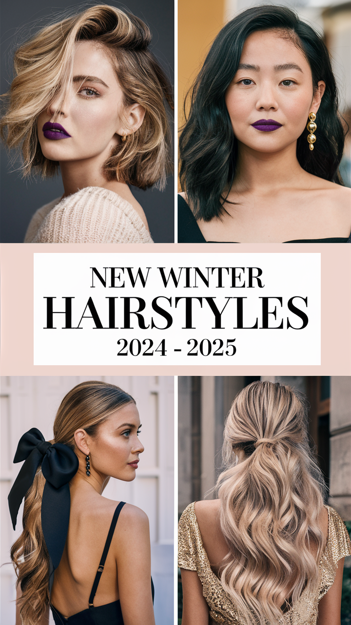 New Winter Hairstyles 25 Ideas 2024 - 2025: Fresh Looks for the Cold Season