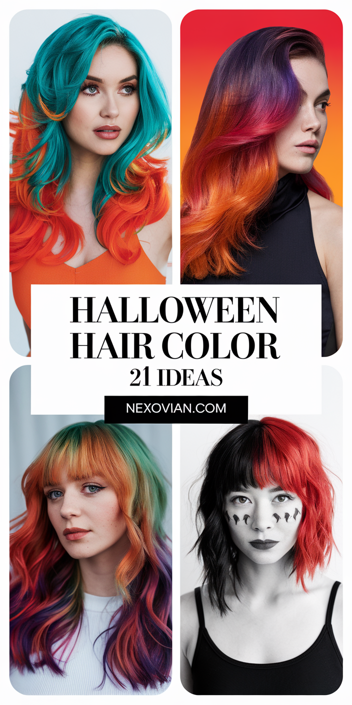 Halloween Hair Color 21 Ideas: Bold and Spooky Styles to Try This Season