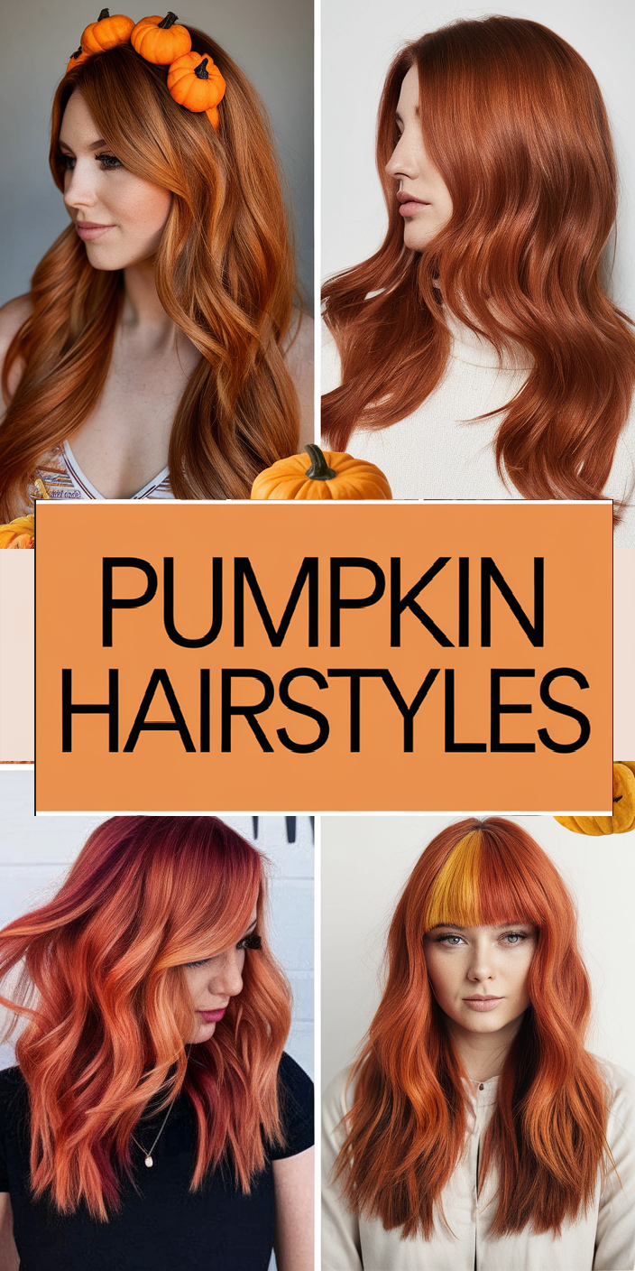 Pumpkin Hairstyles: Trendy and Cute 22 Ideas for Fall