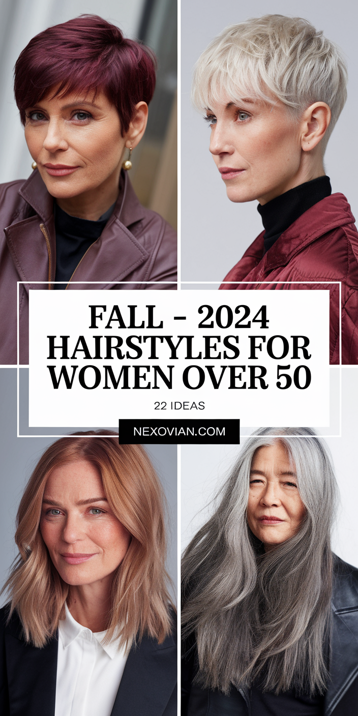 Fall - 2024 Hairstyles for Women Over 50 22 Ideas: Timeless and Trendy Looks