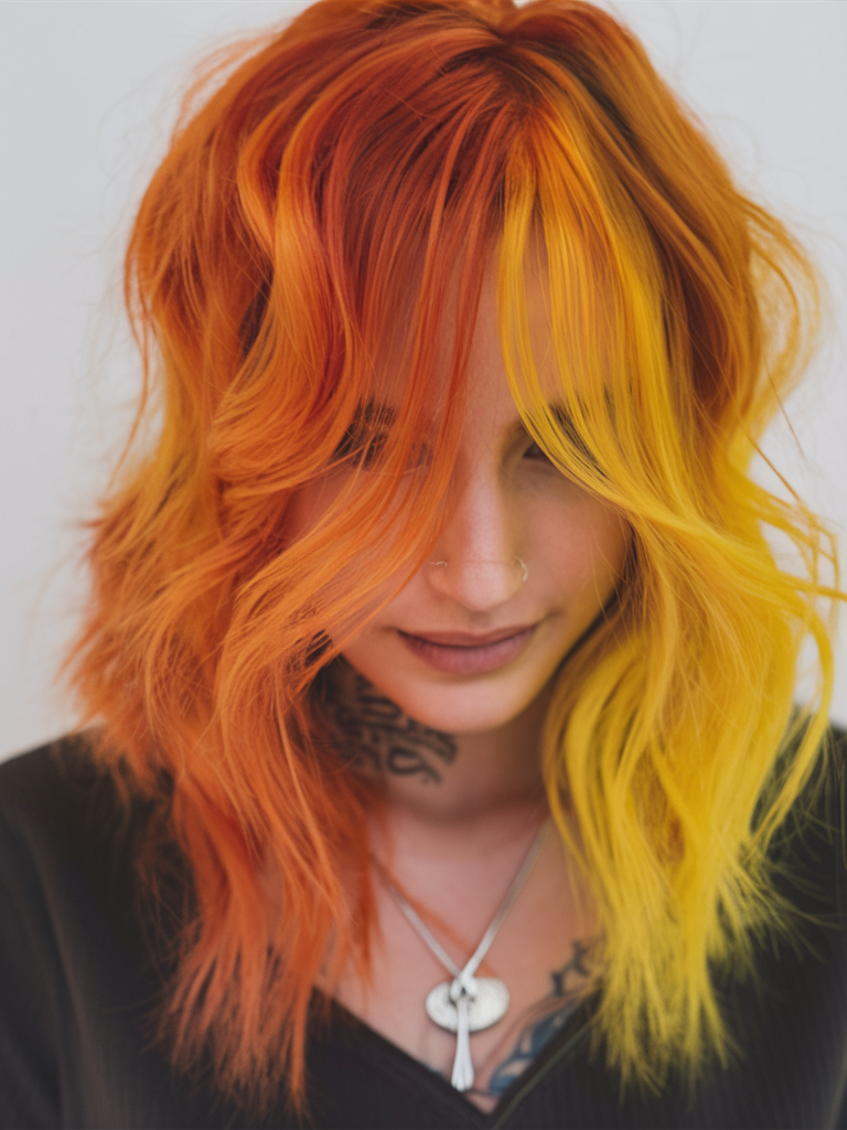 Colorblock Hair 25 Ideas: Bold Statements, Vibrant Looks