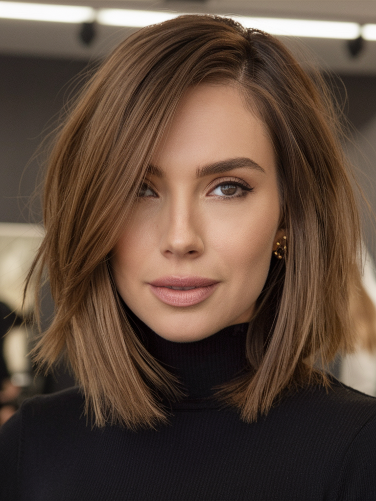 Winter Hairstyles for Shoulder Length Hair 2024 - 2025: Trendsetting Styles to Watch 24 Ideas