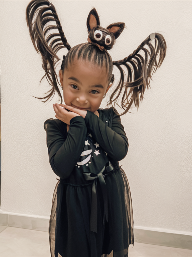 Creative and Fun Halloween Hairstyles for Kids 20 Ideas