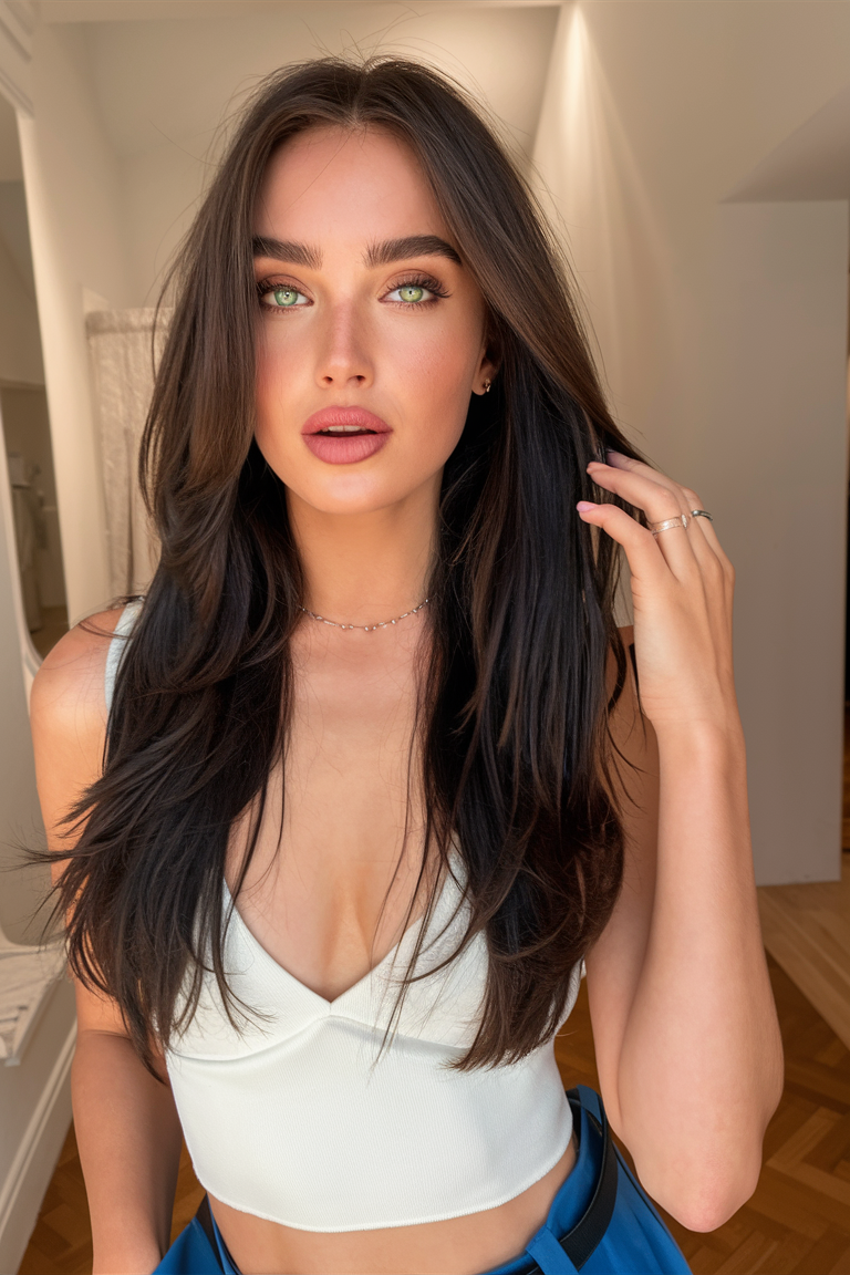 Winter Brown Hair Color 2024 - 2025: Top Trends and Stunning 26 Ideas for Brunettes