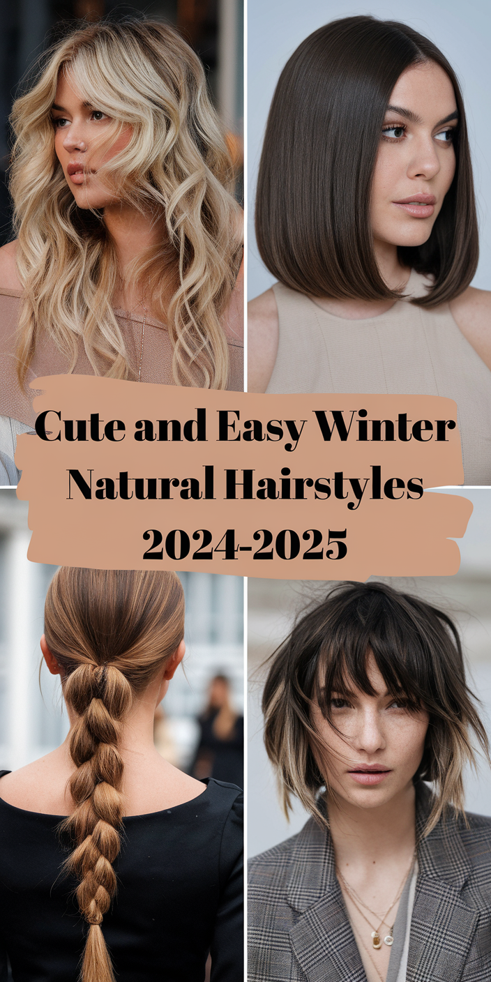 Cute and Easy Winter Natural Hairstyles 2024-2025: Top 22 Ideas for Effortless Style