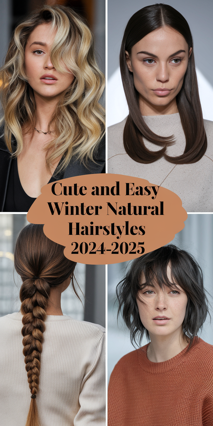 Cute and Easy Winter Natural Hairstyles 2024-2025: Top 22 Ideas for Effortless Style