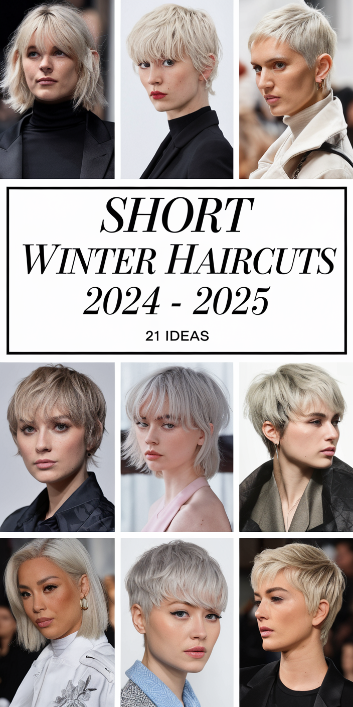 Short Winter Haircuts 2024 - 2025 21 Ideas: Trendy Styles for the Cold Season