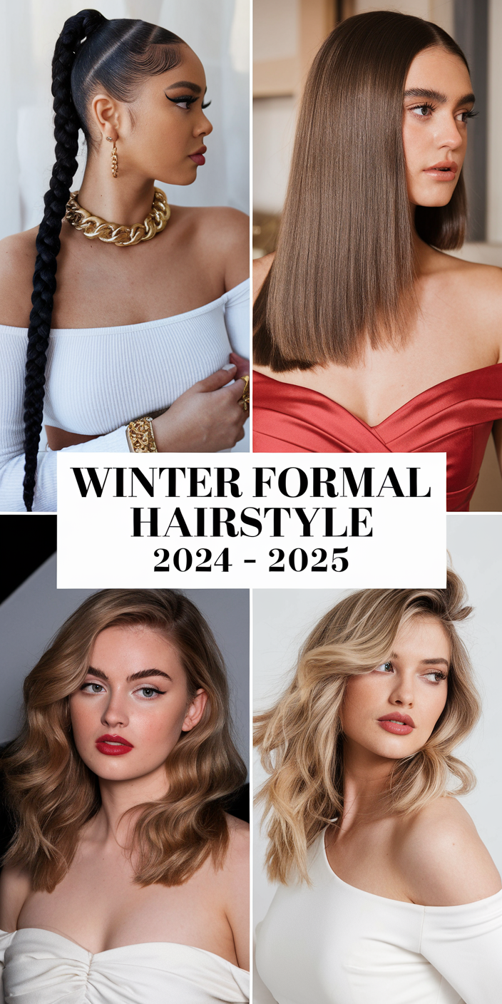 Winter Formal Hairstyles 2024 - 2025