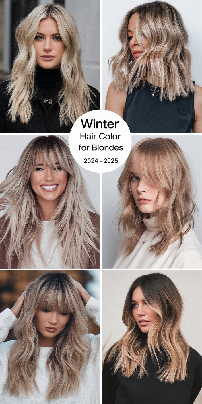 Winter Hair Color for Blondes 2024 - 2025 23 Ideas