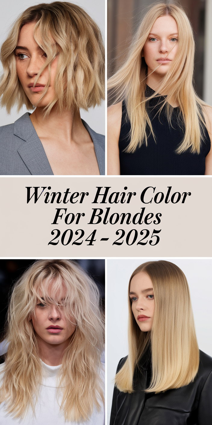 Winter Hair Color for Blondes 2024 - 2025 23 Ideas