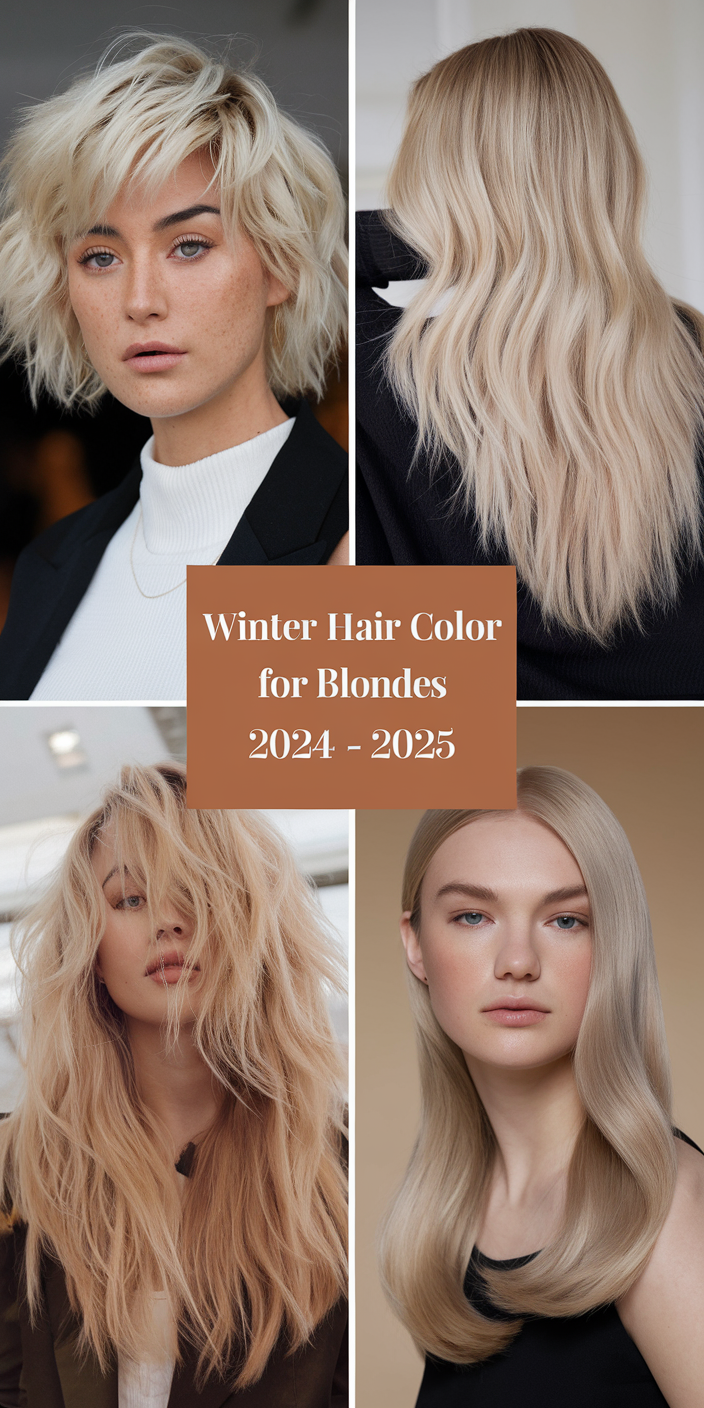 Winter Hair Color for Blondes 2024 - 2025 23 Ideas