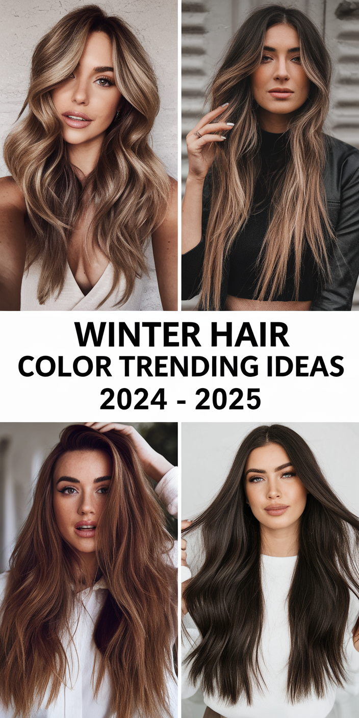 Winter Hair Color – Trending 24 Ideas 2024–2025