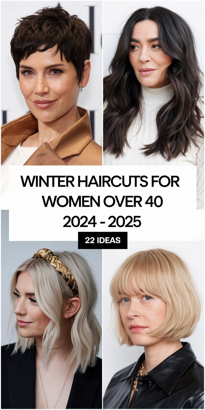 Winter Haircuts for Women Over 40 22 Ideas: Top Trends for 2024-2025