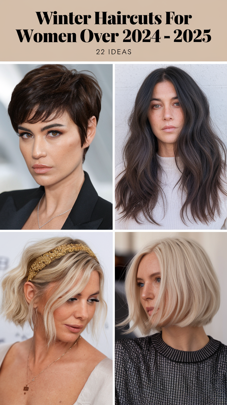 Winter Haircuts for Women Over 40 22 Ideas: Top Trends for 2024-2025