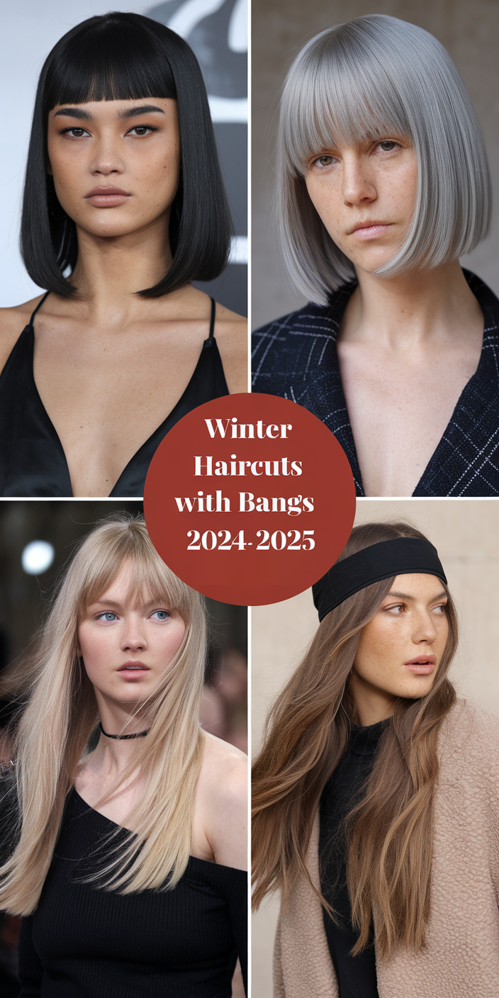 Top Winter Haircuts with Bangs for 2024 - 2025 22 Ideas: Trendy Styles to Try